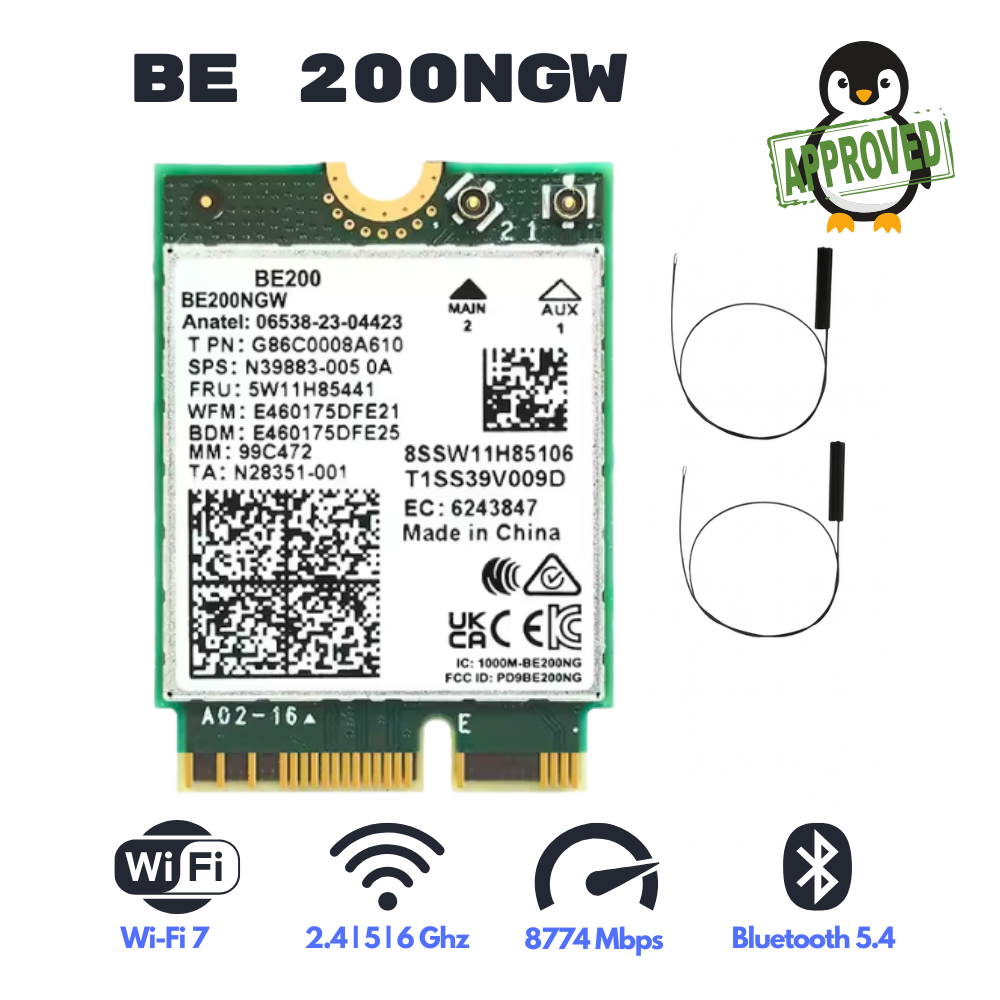 Schede Wi-Fi M.2 con Bluetooth – Compatibili Linux & Windows