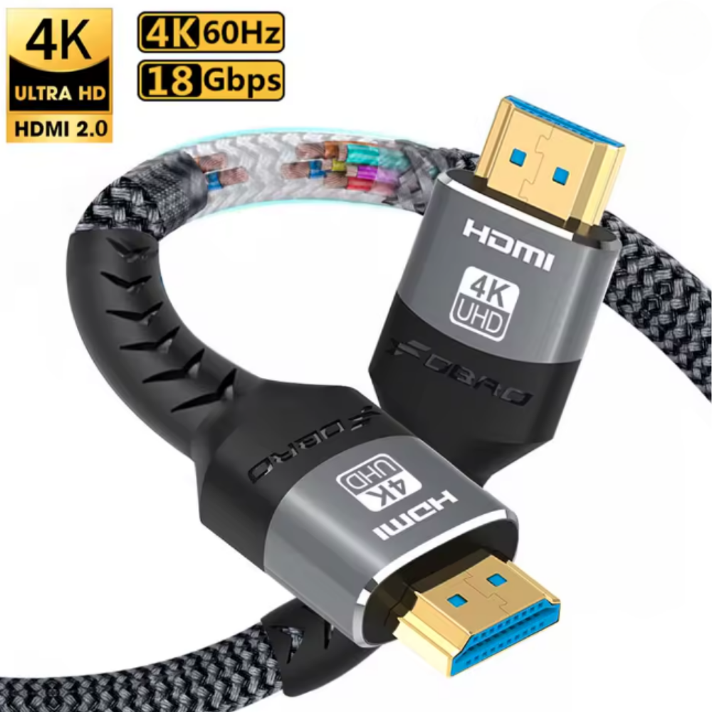 Cavo HDMI 4K 6 Metri - Lungo Per TV, Proiettore, Console - Alta Velocità