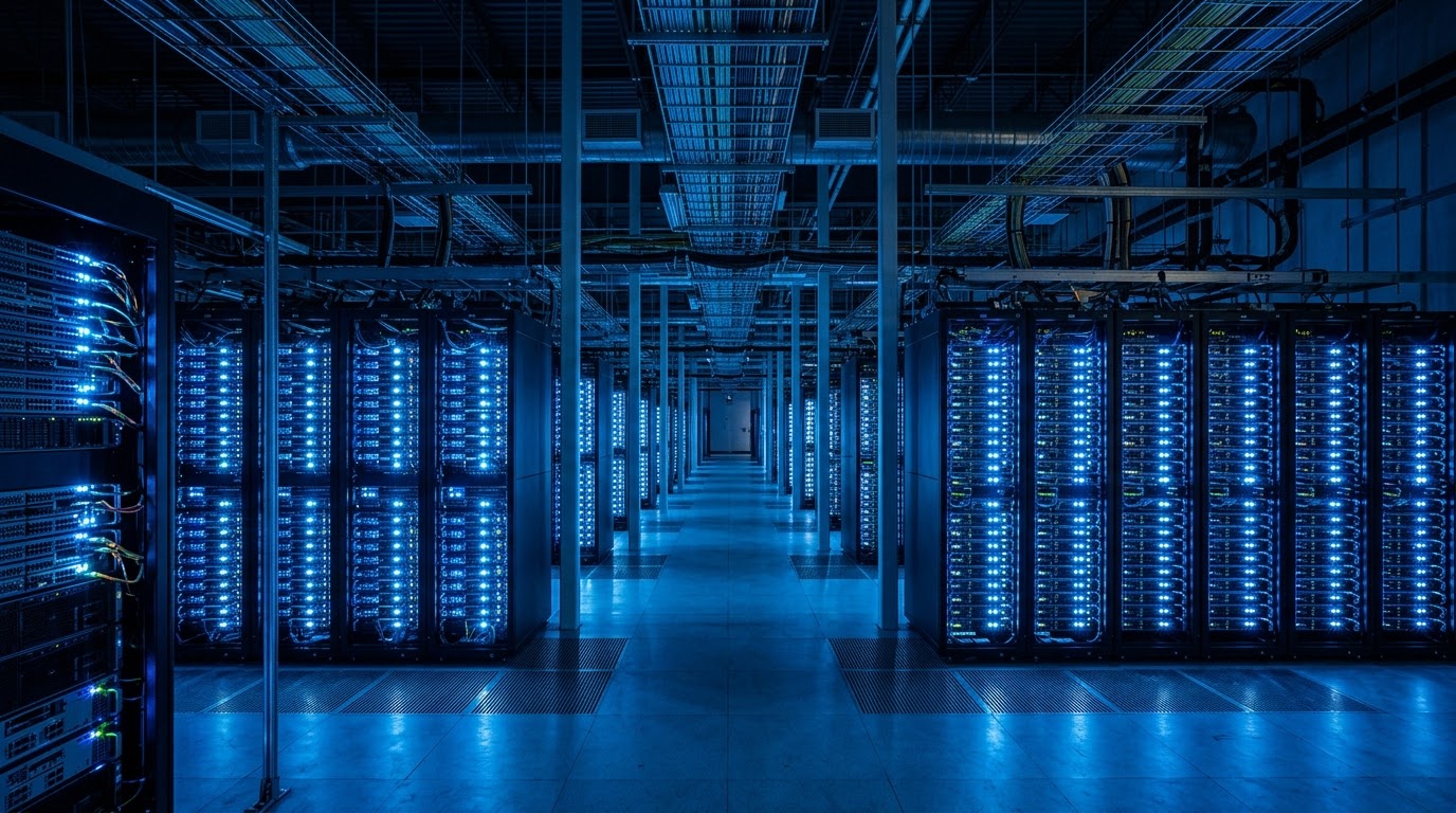 Data center Amazon Linux 2027 con infrastruttura server