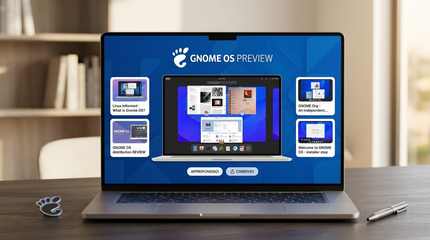 Immagine di copertina: GNOME OS Preview: Un passo verso la stabilità