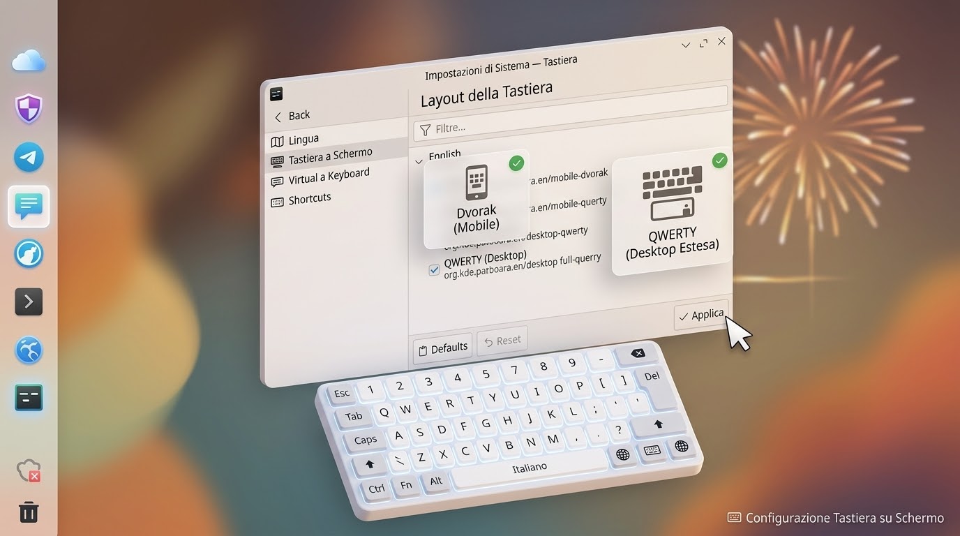 Immagine di copertina: KDE Plasma 6.9: in arrivo widget meteo e tastiera su schermo