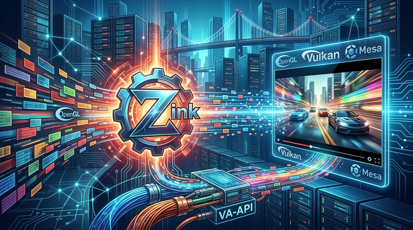 Immagine di copertina: Zink e VA-API: accelerazione video su Vulkan è realtà